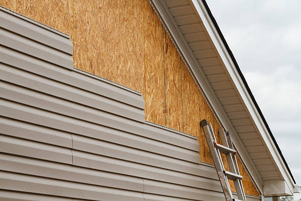 Professional Siding Replacement technician working in Maytown, PA